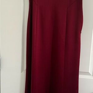 LOFT Rich Red Petite Dress